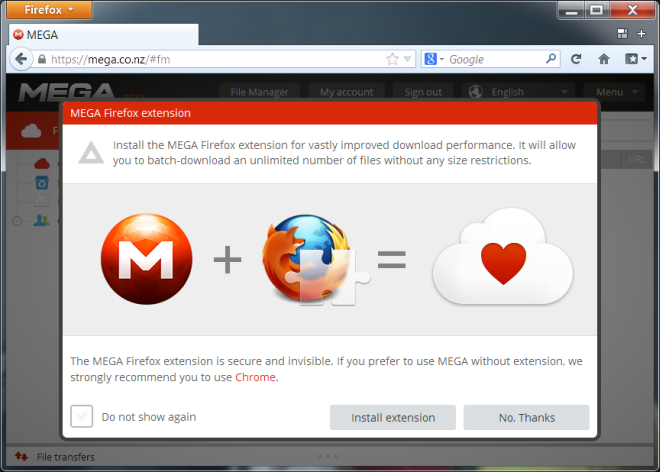 Mega-Firefox-Add-on