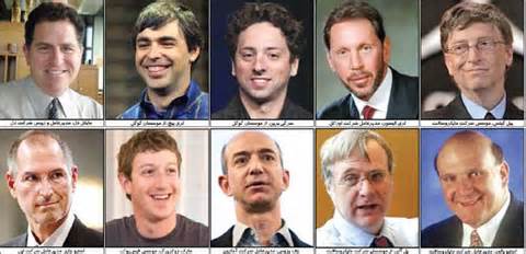 10 تن از ثروتمندترین مردان دنیای فناوری در سال 2013 