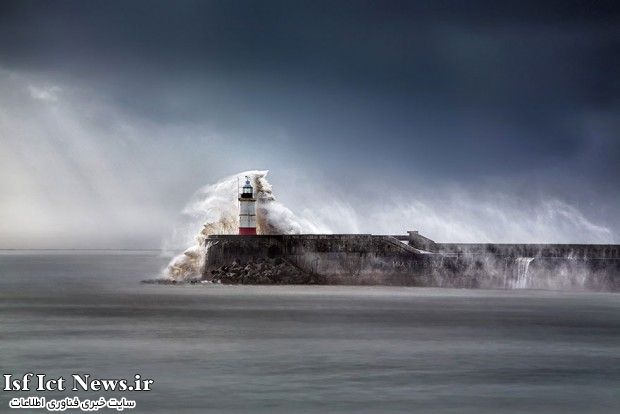Newhaven Breakwater Lighthouse, East Sussex, England