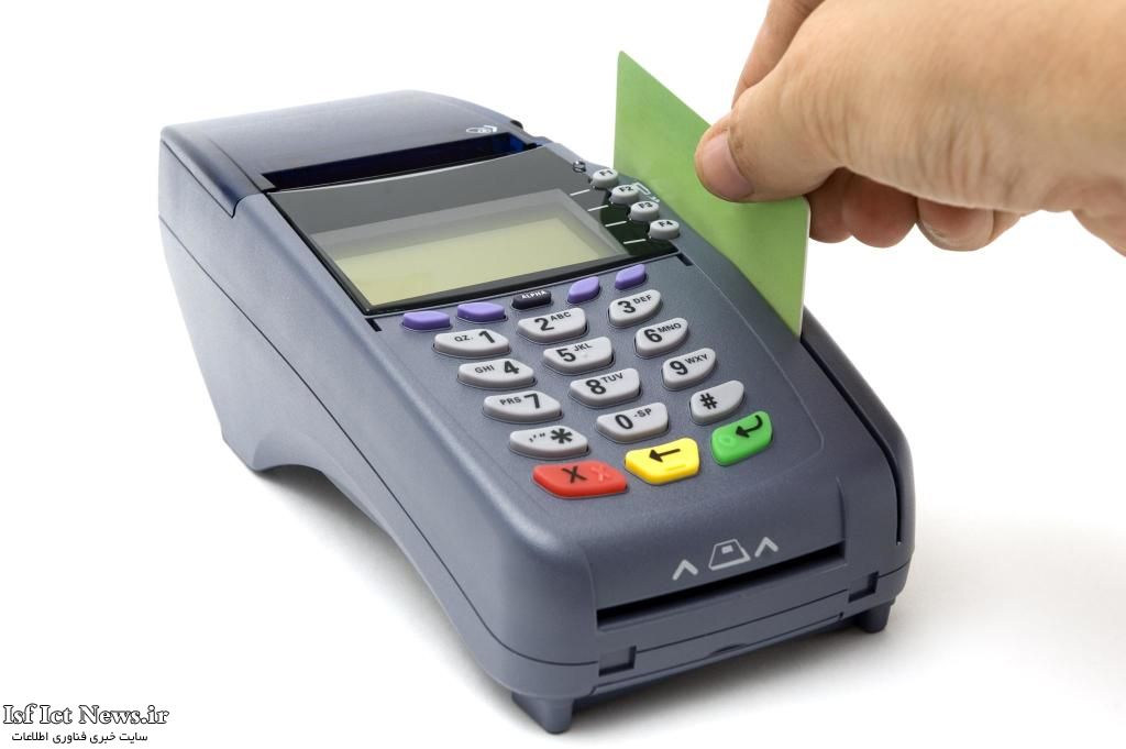 Swiping credit card with POS-terminal